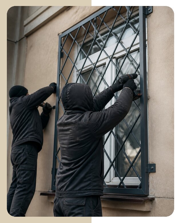 Установка антивандальных решеток на окна в Ярцево